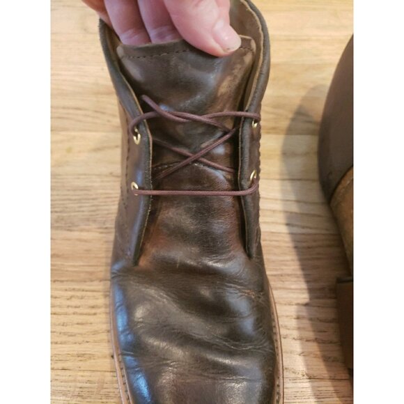 UGG Men\'s Dagmann Boot Leather Shoes Chukka Ankle Brown Lace Up 10 main image 6